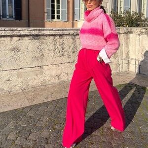 ZARA Fuchsia Pants
